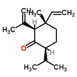 Shyobunone structure, CAS 21698-44-2