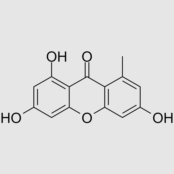 Norlichexanthone structure, CAS 20716-98-7