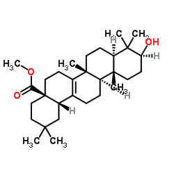 Pyrocincholicacidmethylester structure, CAS 107160-24-7