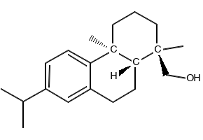Dehydroabietinol structure, CAS 3772-55-2