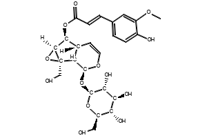 6-Feruloylcatalpol structure, CAS 770721-33-0