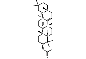 Taraxerylacetate structure, CAS 2189-80-2