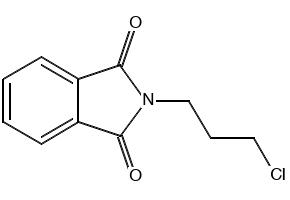 2-(3-Chloropropyl)isoindoline-1,3-dione structure, CAS 42251-84-3