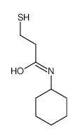 N-Cyclohexyl-3-mercaptopropanamide structure, CAS 2935-89-9