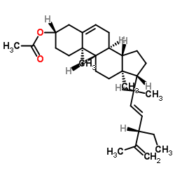 22-Dehydroclerosterylacetate structure, CAS 28594-00-5