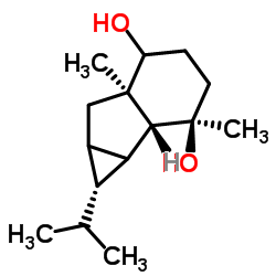 6,8-Cyclo-1,4-eudesmanediol structure, CAS 213769-80-3