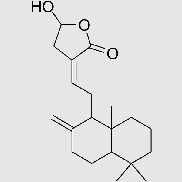CoronarinD structure, CAS 119188-37-3