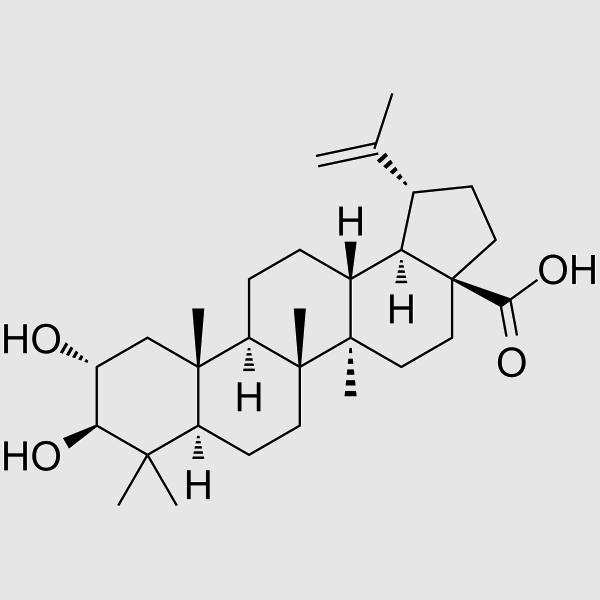 Alphitolicacid structure, CAS 19533-92-7