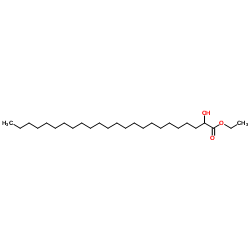 2-Hydroxytetracosanoicacidethylester structure, CAS 124111-47-3