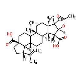 Ceanothicacidacetate structure, CAS 119533-63-0