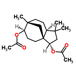 Clovanedioldiacetate structure, CAS 2649-68-5