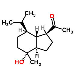 Oplopanone structure, CAS 1911-78-0