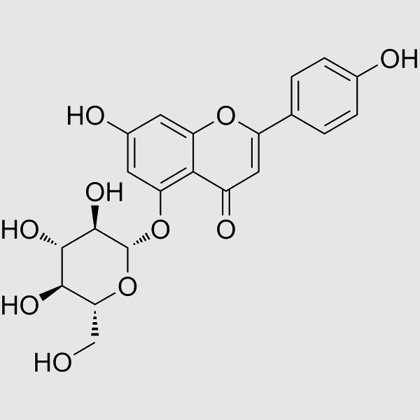 Apigenin5-O-beta-D-glucopyranoside structure, CAS 28757-27-9