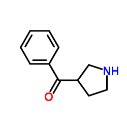 Phenyl-3-pyrrolidinylmethanone structure, CAS 26803-27-0