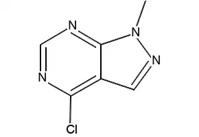 4-Chloro-1-methyl-1H-pyrazolo[3,4-d]pyrimidine structure, CAS 23000-43-3