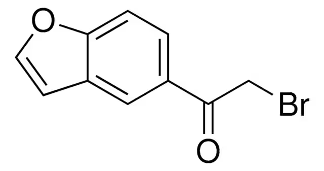 1-(1-Benzofuran-3-yl)-2-bromo-1-ethanone structure, CAS 187657-92-7