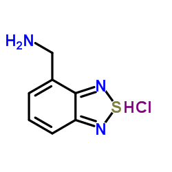 2,1,3-Benzothiadiazole-4-ylmethylamine,hydrochloride(1:1) structure, CAS 830330-21-7
