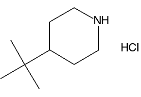 Piperidine,4-(1,1-dimethylethyl)-,hydrochloride(1:1) structure, CAS 69682-13-9
