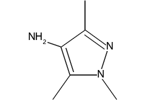4-Amino-1,3,5-trimethylpyrazole structure, CAS 28466-21-9