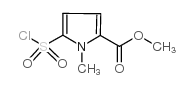 5-Chlorosulfonyl-1-methyl-2-pyrrolecarboxylicacidmethylester structure, CAS 306936-53-8