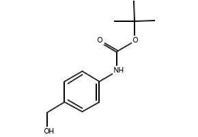 Boc-4-aminobenzylalcohol structure, CAS 144072-29-7
