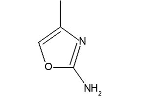2-Amino-4-methyloxazole structure, CAS 35629-70-0