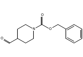 Benzyl4-formyltetrahydro-1(2H)-pyridinecarboxylate structure, CAS 138163-08-3