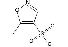 5-methylisoxazole-4-sulfonylchloride structure, CAS 321309-26-6