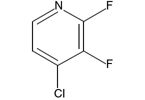 2,3-difluoro-4-chloropyridine structure, CAS 851178-99-9