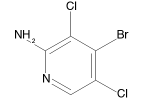 2-bromo-3,5-dichloropyridine-4-carboxylicacid structure, CAS 56650-59-4