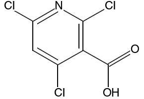 2,4,6-Trichloropyridine-3-carboxylicAcid structure, CAS 69422-72-6