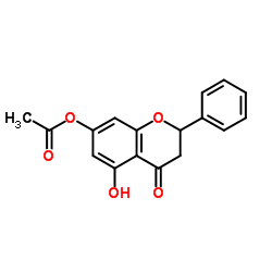 Pinocembrin7-acetate structure, CAS 109592-60-1