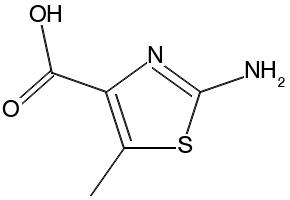 2-Amino-5-methyl-1,3-thiazole-4-carboxylicacid structure, CAS 688064-14-4