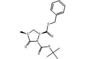 (2S,4S)-1-benzyl-2-methy-4-fluoropyrrolidine-1,2-dicarboxylate structure, CAS 72180-14-4