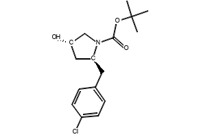 (2S,4S)-benzyl2-(aminomethyl)-4-hydroxypyrrolidine-1-carboxylate structure, CAS 1253791-74-0