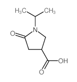 1-isopropyl-5-oxopyrrolidine-3-carboxylicacid structure, CAS 299920-47-1