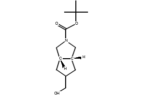 tert-butyl3a-(hydroxymethyl)hexahydrocyclopenta[c]pyrrole-2(1H)-carboxylate structure, CAS 1223748-37-5