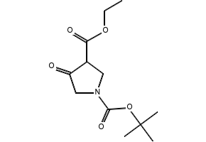 1,3-Pyrrolidinedicarboxylicacid,4-oxo-,1-(1,1-dimethylethyl)3-ethylester structure, CAS 146256-98-6