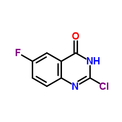 2-chloro-6-fluoroquinazolin-4(3H)-one structure, CAS 769158-12-5
