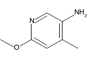 5-amino-2-methoxy-4-picoline structure, CAS 6635-91-2