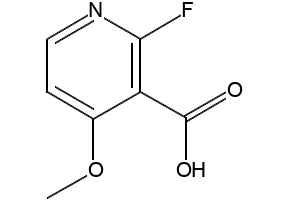 2-fluoro-4-methoxynicotinicacid structure, CAS 1190315-81-1