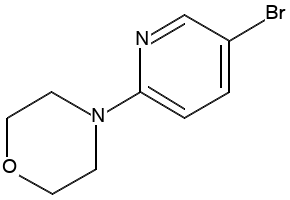 5-bromo-2-(morpholine-1-yl)pyridine structure, CAS 200064-11-5