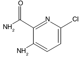 3-amino-6-chloropicolinamide structure, CAS 175358-01-7