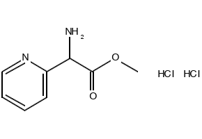 methyl2-amino-2-(pyridin-2-yl)acetate structure, CAS 154410-83-0