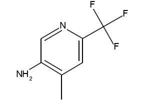 4-Methyl-6-trifluoromethyl-pyridin-3-ylamine structure, CAS 944317-54-8