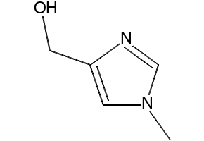 (1-methyl-1H-imidazol-4-yl)methanol structure, CAS 17289-25-7