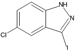 5-chloro-3-iodo-1H-indazole structure, CAS 351456-45-6