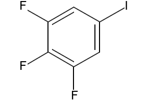 3,4,5-Trifluoroiodobenzene structure, CAS 170112-66-0