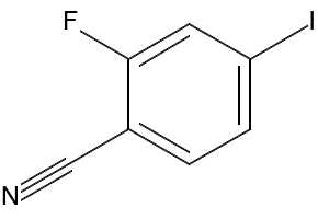 2-Fluoro-4-iodobenzonitrile structure, CAS 137553-42-5