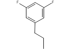 3,5-Difluoro-1-propylbenzene structure, CAS 183245-00-3